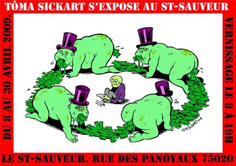 Tomâ Sickart s'expose au Saint-Sauveur en avril 2009