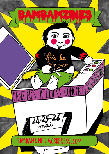 Bam Bam Zines Flyer